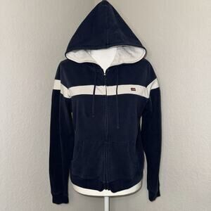 Polo Jeans Co Ralph Lauren Hoodie Jacket Women’s Large Blue Long Sleeve Full Zip